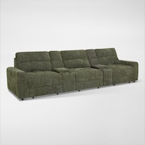 grayson green sectional   