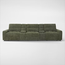 grayson green sectional   