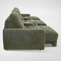grayson green sectional   