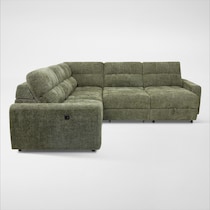 grayson green sectional   