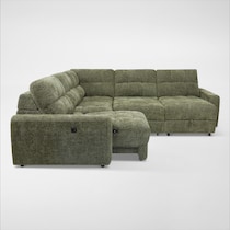 grayson green sectional   