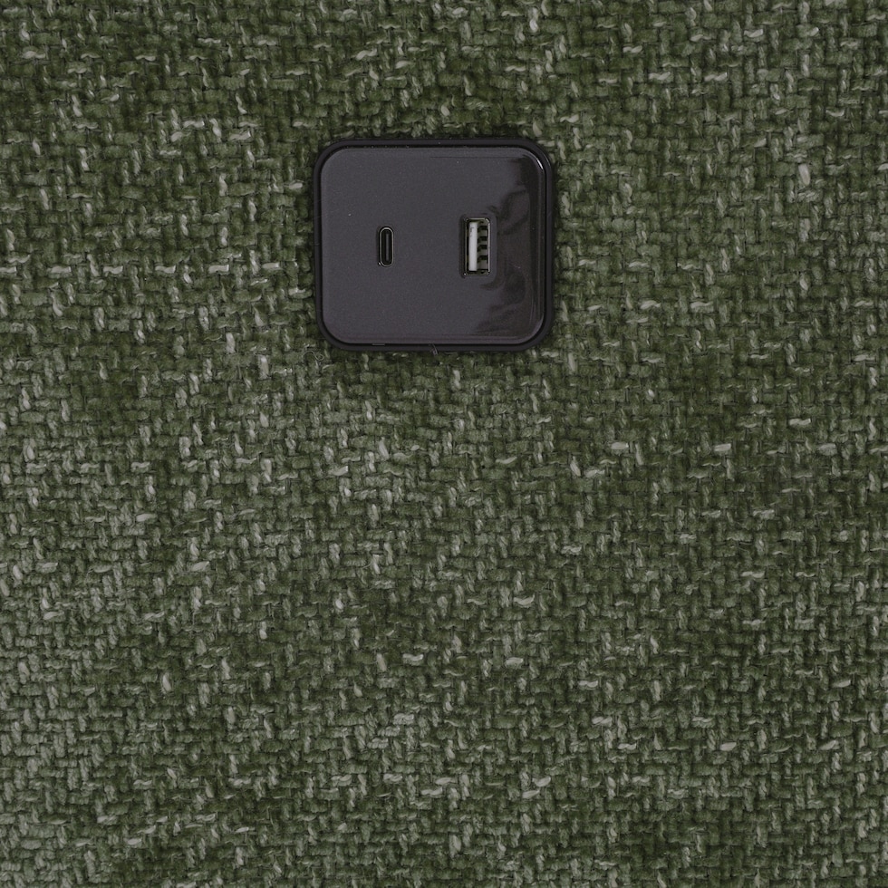 grayson green sectional   