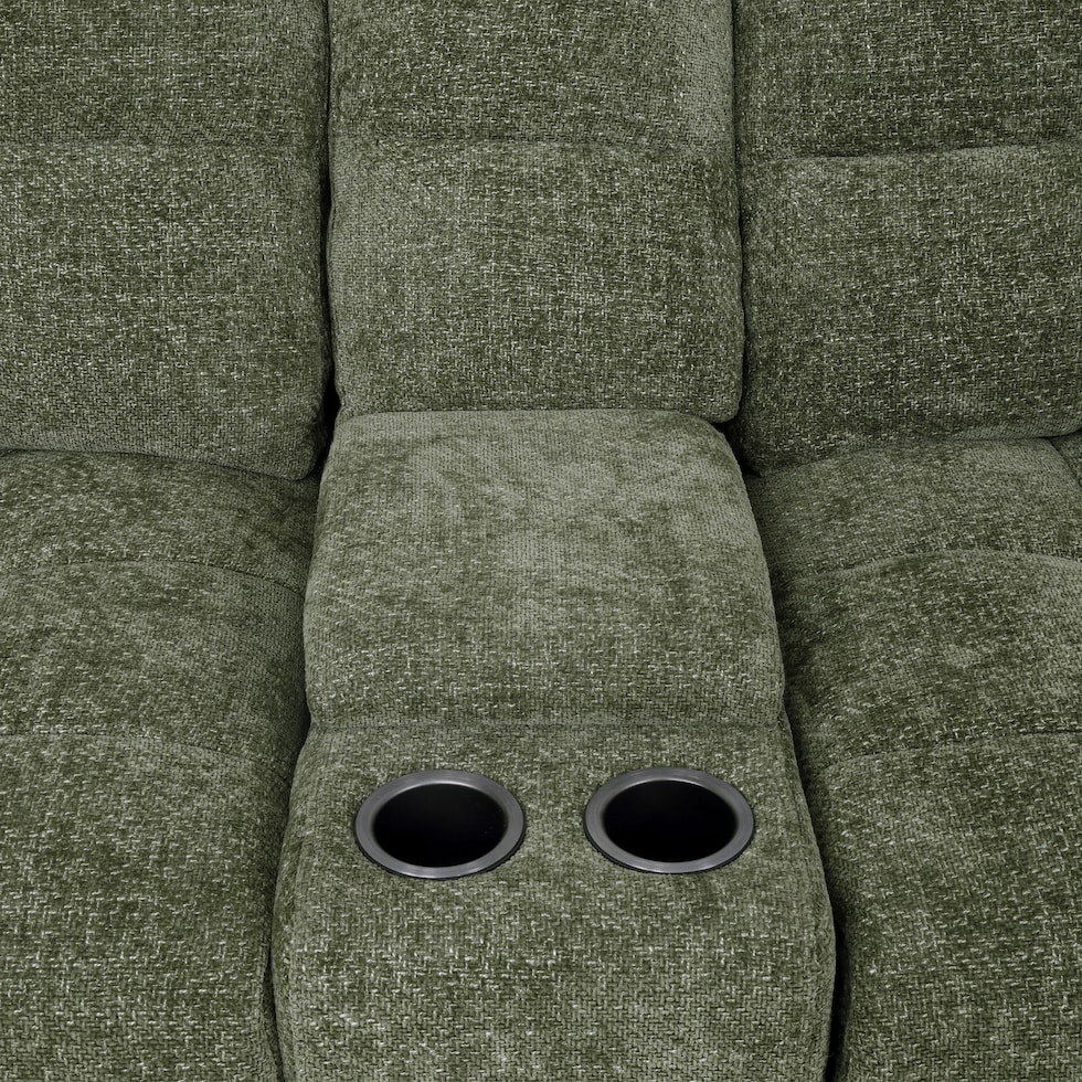 grayson green sectional   