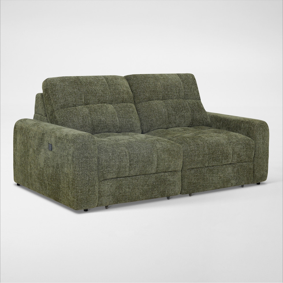 grayson green sofa   