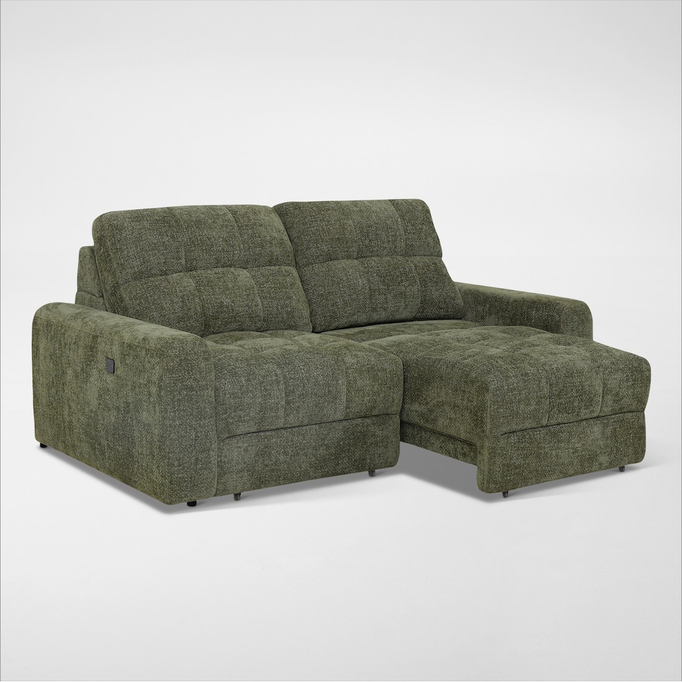 grayson green sofa   