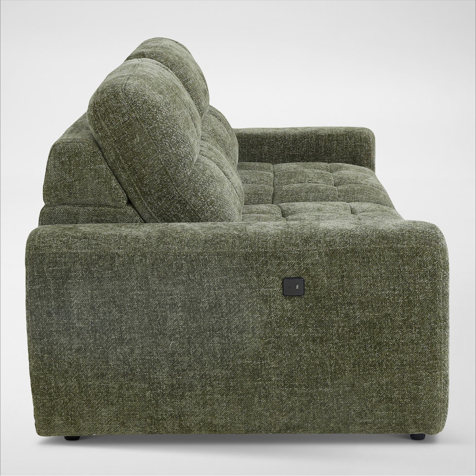 grayson green sofa   