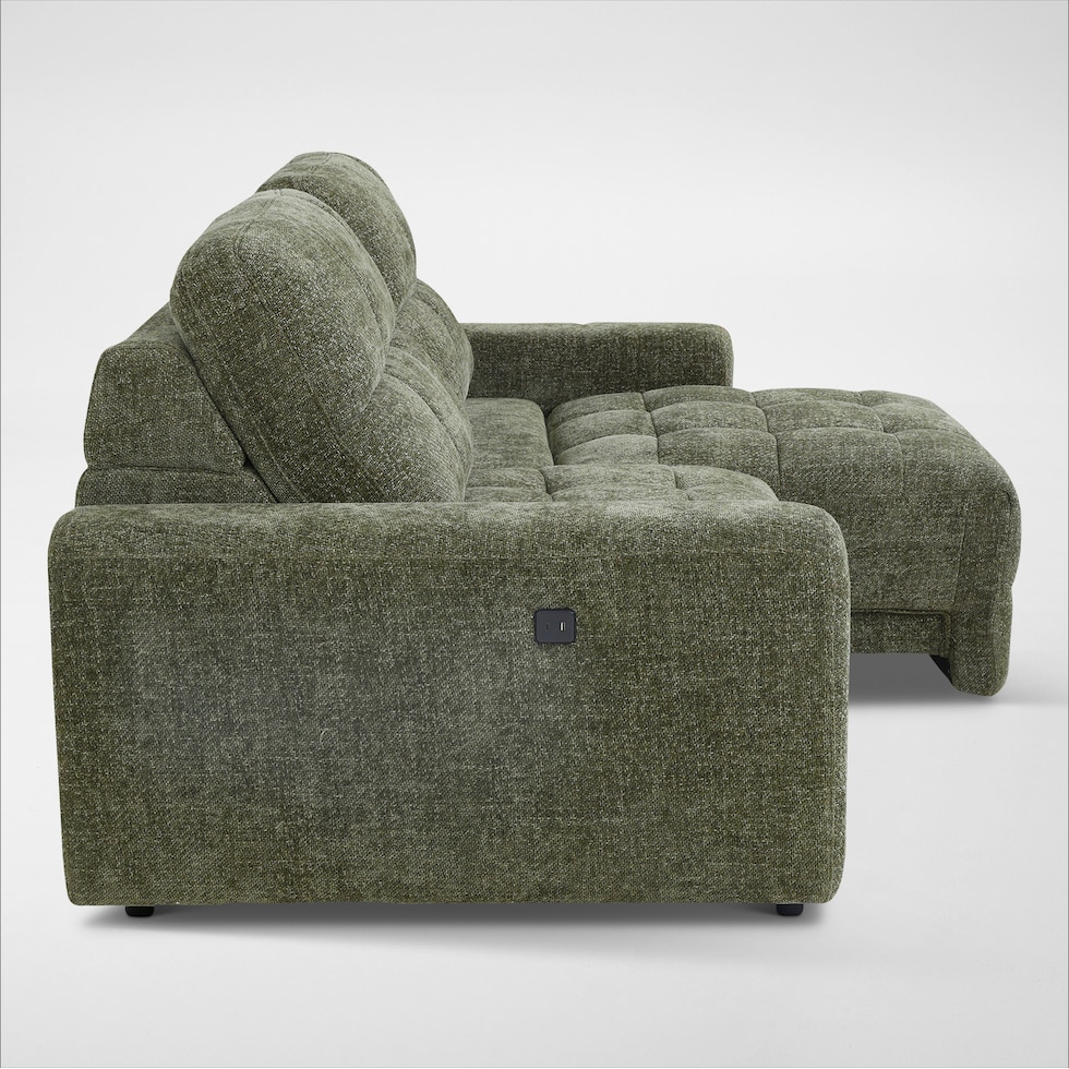 grayson green sofa   