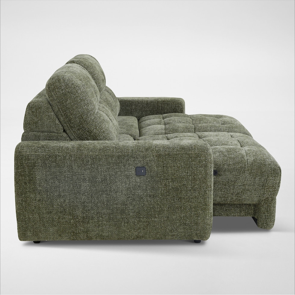 grayson green sofa   