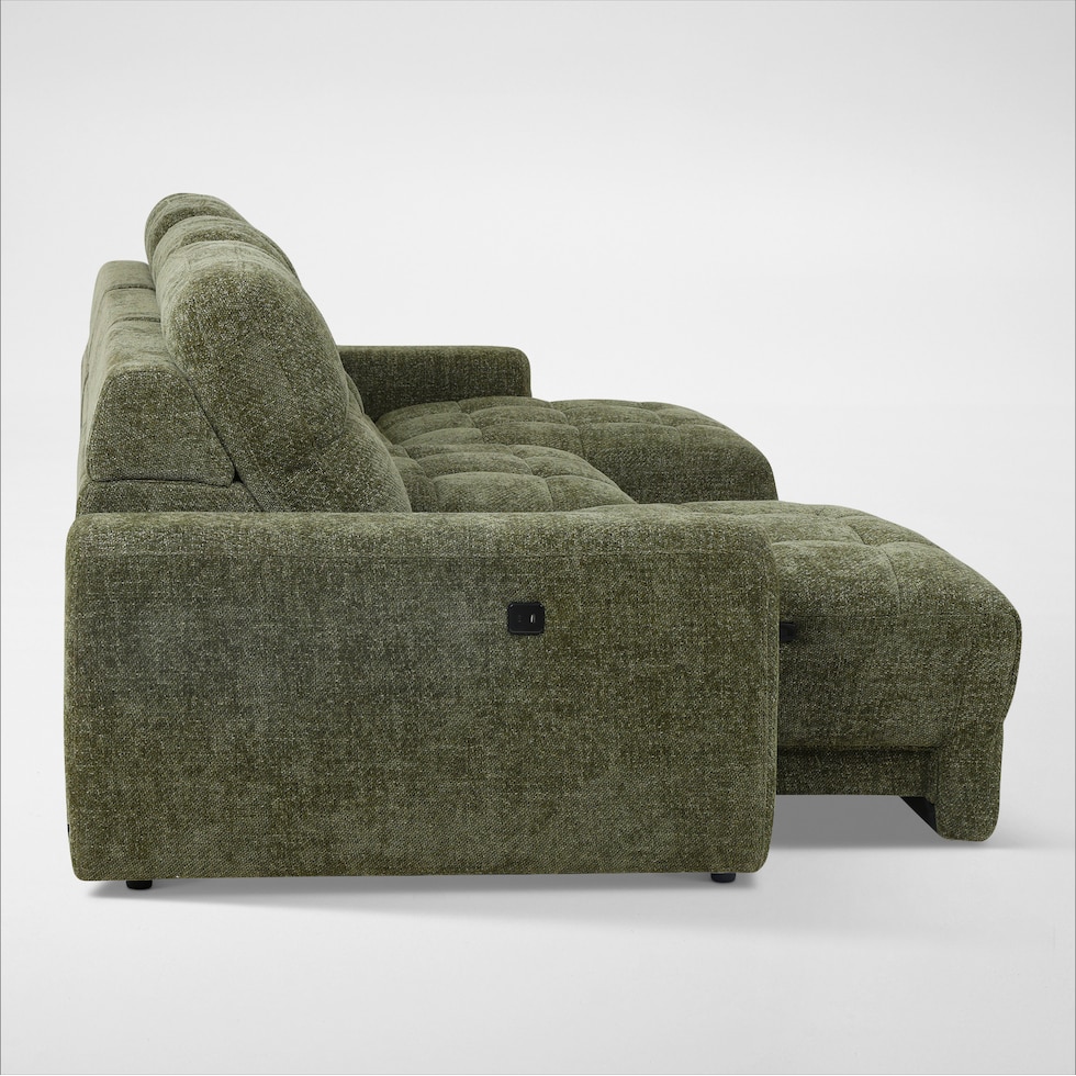 grayson green sofa   