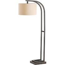 grecco black floor lamp   