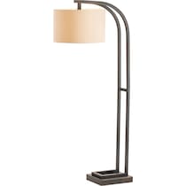 grecco black floor lamp   