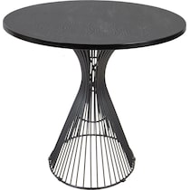 greenwich black dining table   