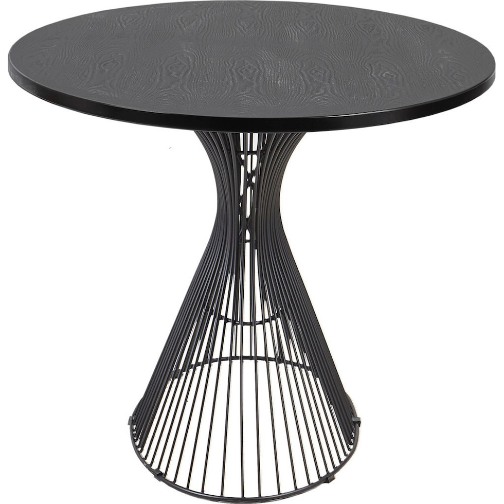 greenwich black dining table   