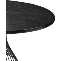 greenwich black dining table   