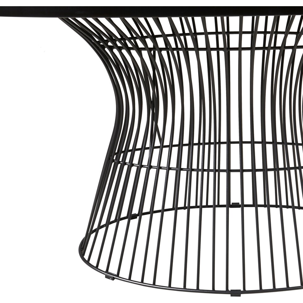 greenwich black dining table   