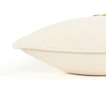 greetings ivory accent pillow   