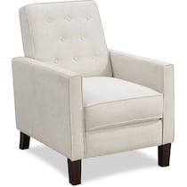 gregory white manual recliner   