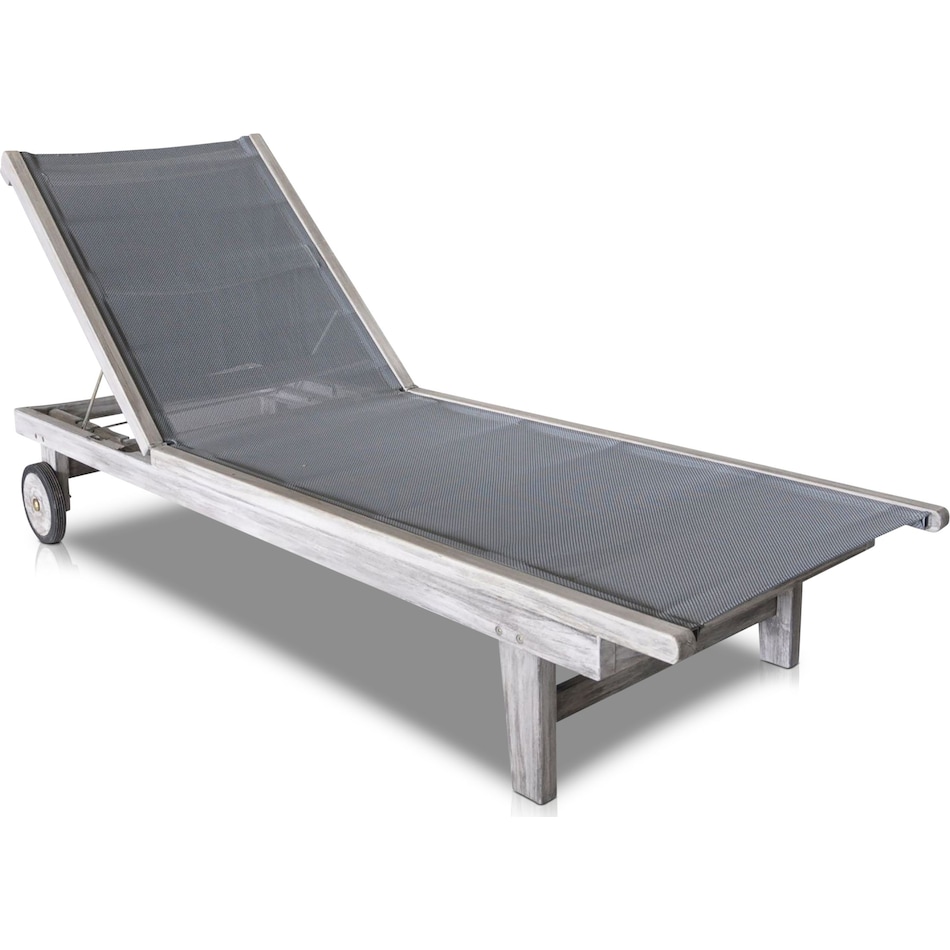 grenada gray outdoor chaise   