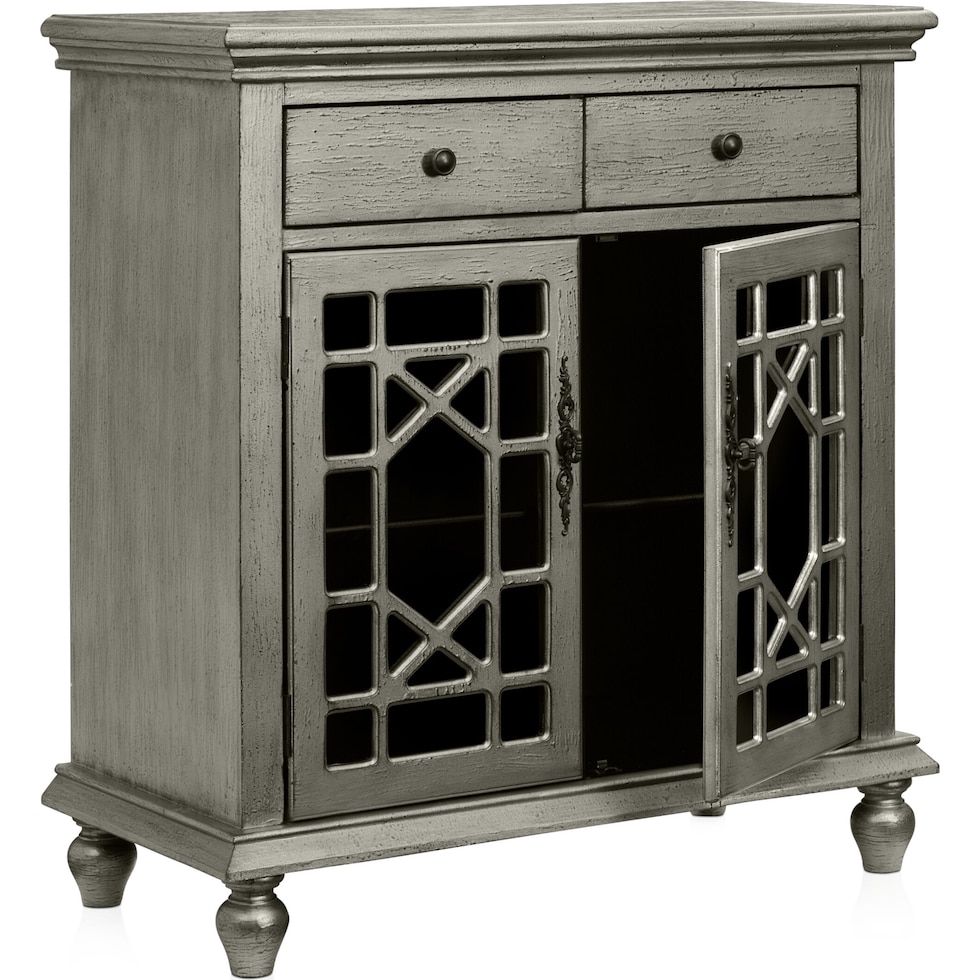 grenoble gray accent chest   