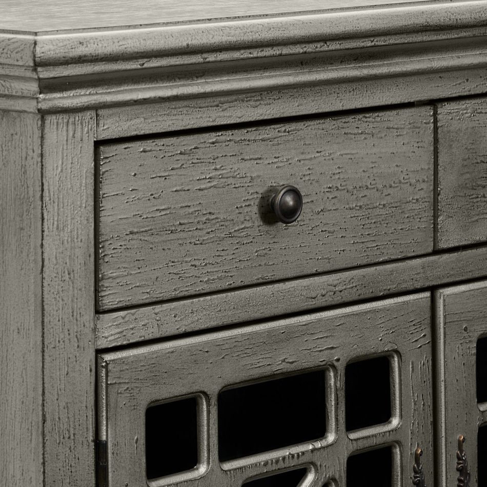 grenoble gray accent chest   