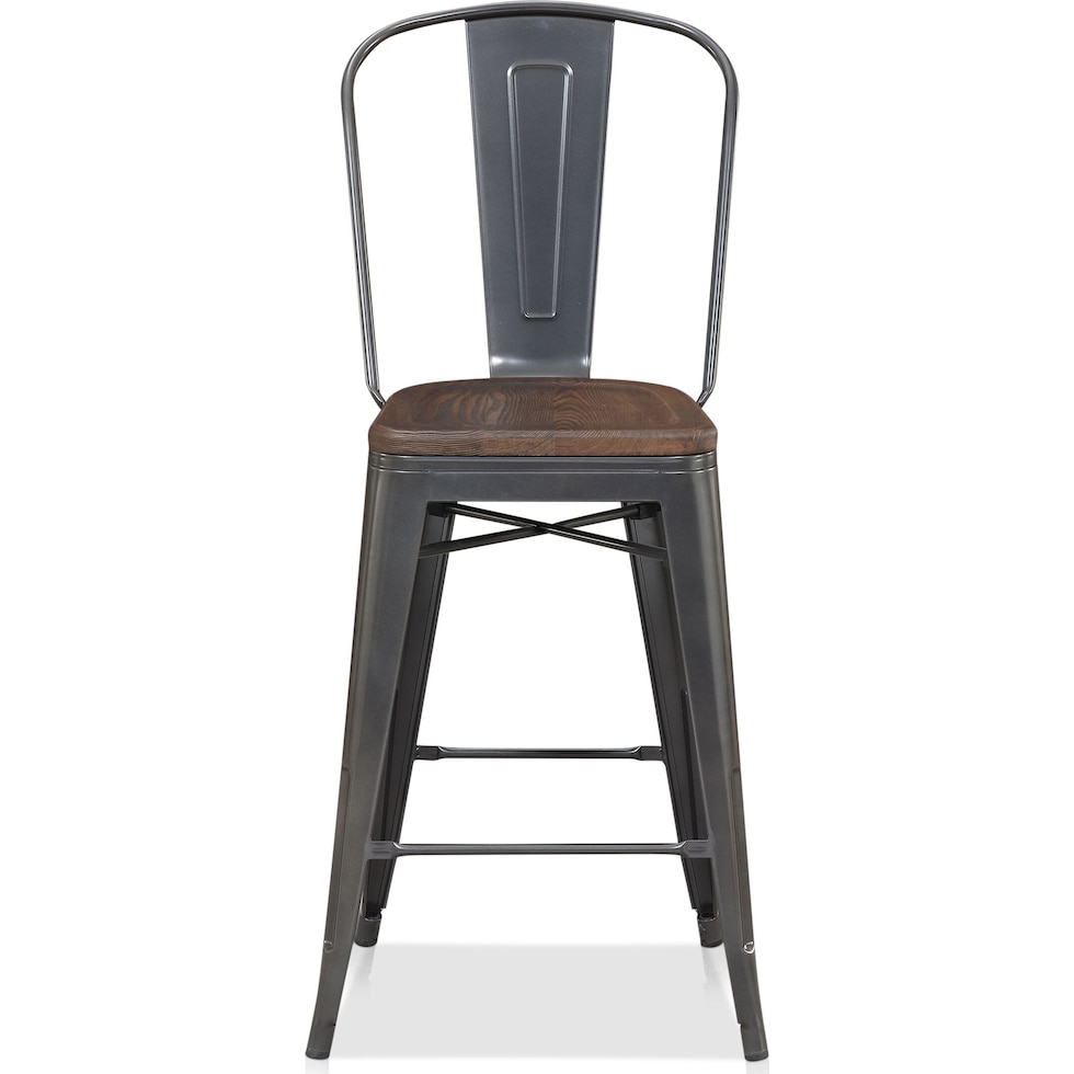 gresham metal bar stool   