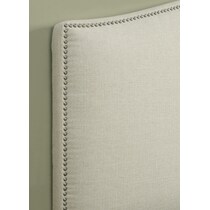 gretchen beige full queen headboard   