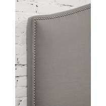 gretchen gray full queen headboard   