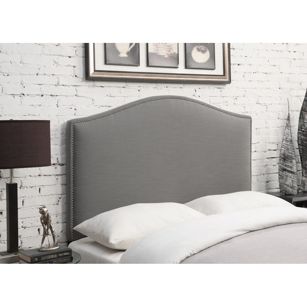 gretchen gray king headboard   