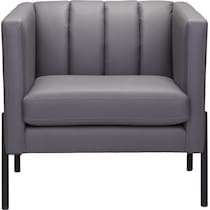 gretel gray accent chair   