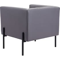 gretel gray accent chair   