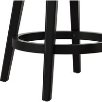 gretle black counter height stool   