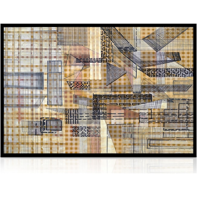Home Accessories - Gridwork Wall Art