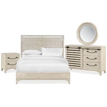gristmill bedroom white  pc king bedroom   