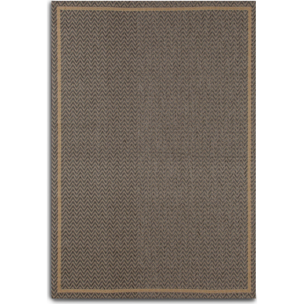 grooves gray outdoor area rug   