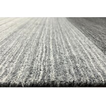 grover black area rug  x    