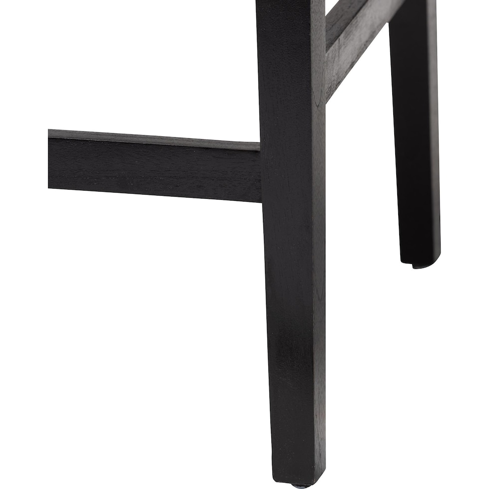 guilford brown black bar stool   