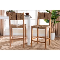 guilford light brown bar stool   