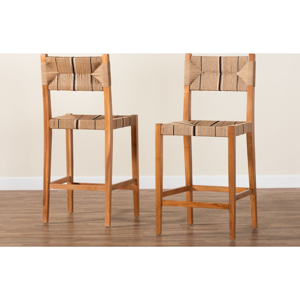 guilford light brown bar stool   