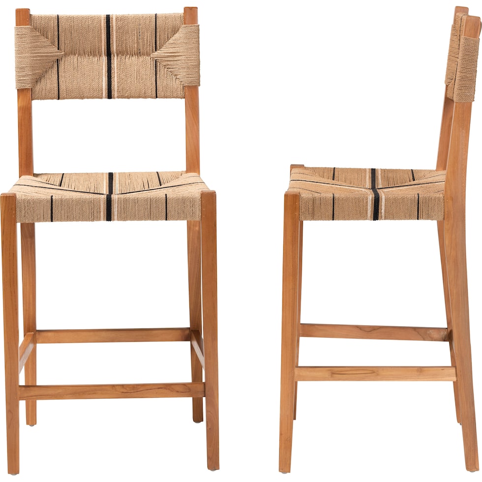 guilford light brown bar stool   