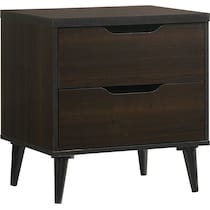 guinevere dark brown nightstand   