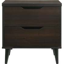 guinevere dark brown nightstand   