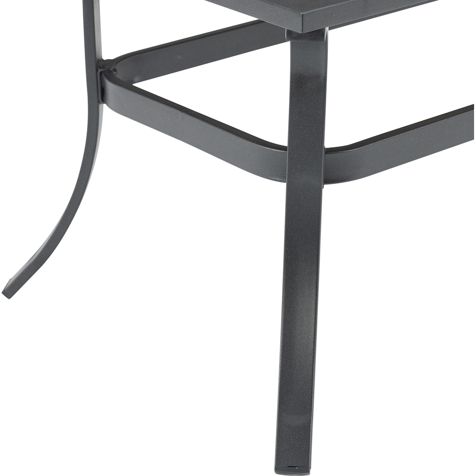 gulfport black outdoor coffee table   