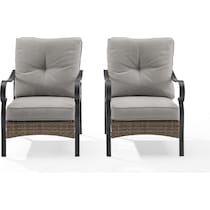 gulfport gray outdoor chair set   