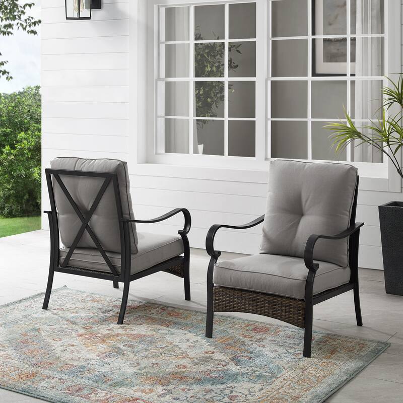 Gulfport Set of 2 Outdoor Chairs American Signature Furniture