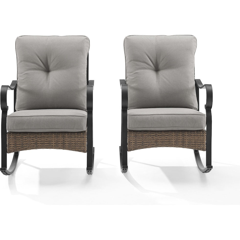 gulfport gray outdoor chair set   