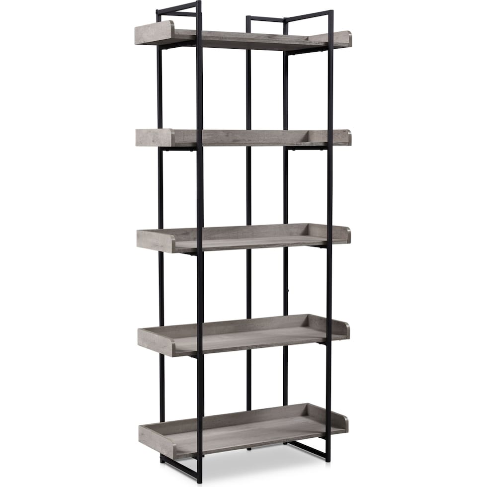 gwen gray bookcase   