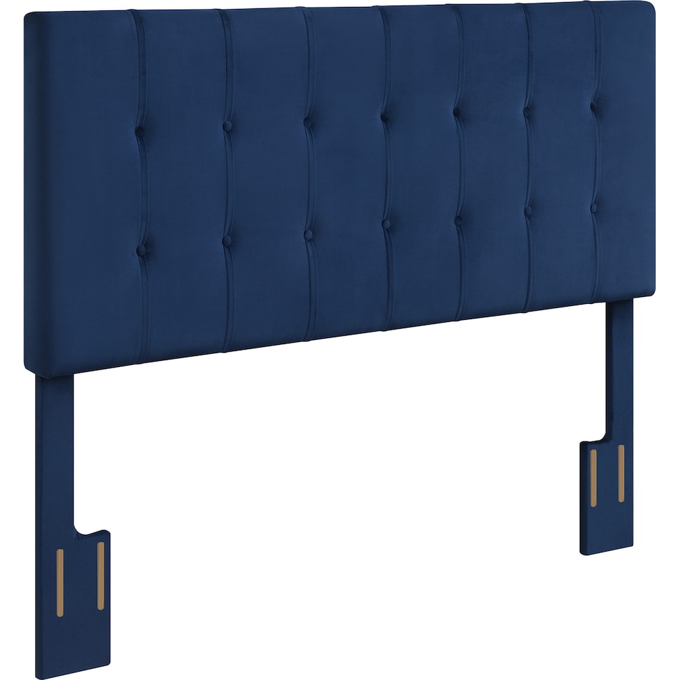 gwyneth blue full queen headboard   