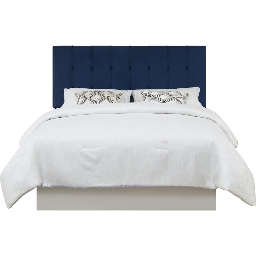 gwyneth blue full queen headboard   