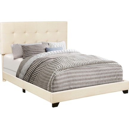 Hadley Full Upholstered Bed - Cream