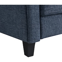 hagen blue accent chair   